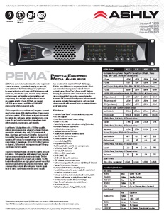 آمپلیفایر اشلی مدل PEMA8250