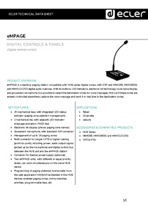 میکروفون اکلر مدل eMPAGE1