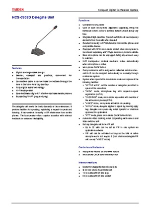 کنسول ریاست تایدن مدل HCS3938D