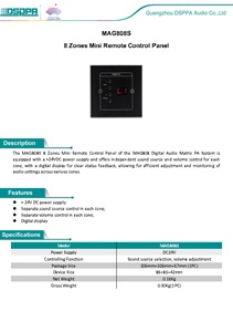 پنل دیواری دسپا مدل MAG808S
