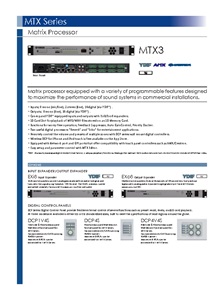 ماتریس یاماها مدل MTX3