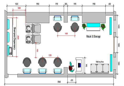 سیستم صوتی سالن زیبایی